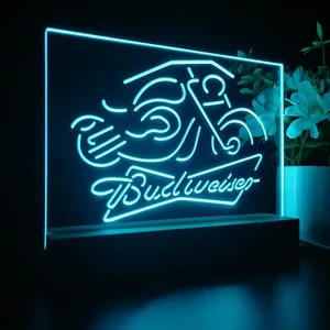 Budweiser Motorcycle LED Desk Light