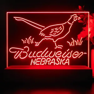 Budweiser Nebraska Bird LED Desk Light