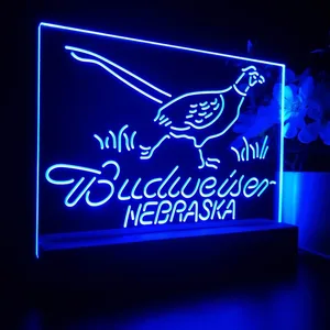 Budweiser Nebraska Bird LED Desk Light