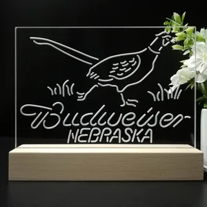 Budweiser Nebraska Bird LED Desk Light