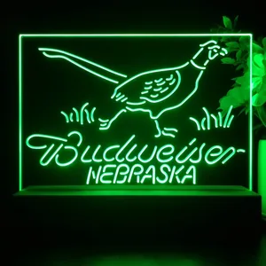 Budweiser Nebraska Bird LED Desk Light