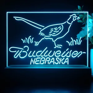 Budweiser Nebraska Bird LED Desk Light