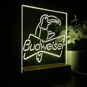 Budweiser Parrot LED Desk Light
