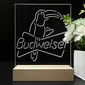 Budweiser Parrot LED Desk Light