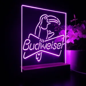 Budweiser Parrot LED Desk Light