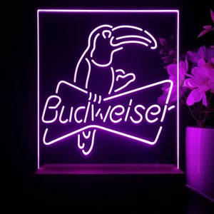 Budweiser Parrot LED Desk Light