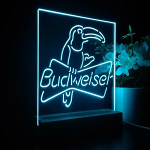 Budweiser Parrot LED Desk Light