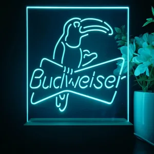 Budweiser Parrot LED Desk Light
