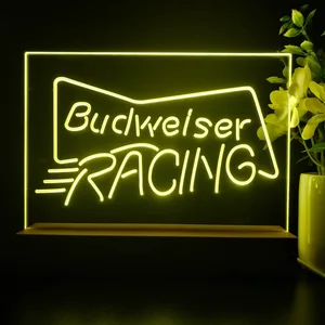 Budweiser Racing LED Desk Light