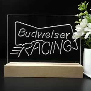 Budweiser Racing LED Desk Light