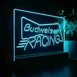Budweiser Racing LED Desk Light
