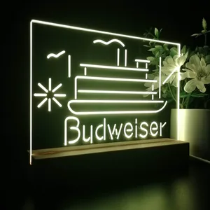 Budweiser Riverboat LED Desk Light