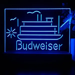 Budweiser Riverboat LED Desk Light