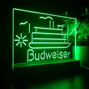 Budweiser Riverboat LED Desk Light