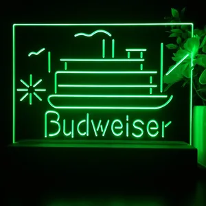 Budweiser Riverboat LED Desk Light