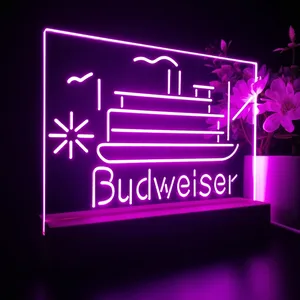 Budweiser Riverboat LED Desk Light