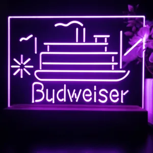 Budweiser Riverboat LED Desk Light