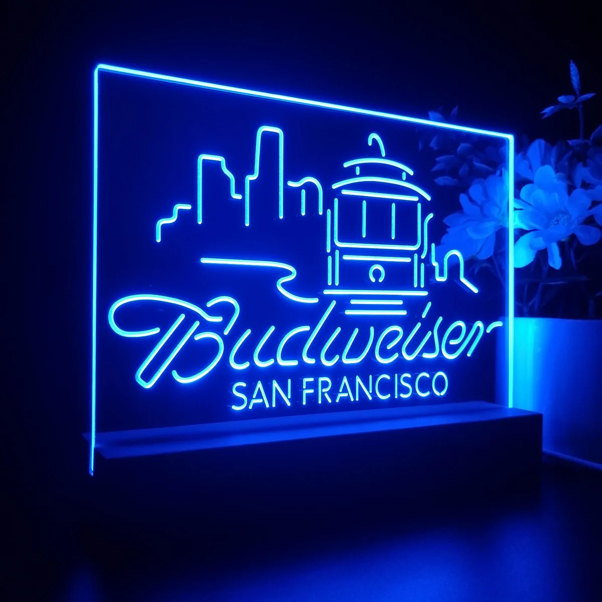 Budweiser San Francisco Cable Car LED Desk Light