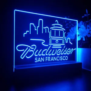 Budweiser San Francisco Cable Car LED Desk Light
