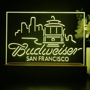 Budweiser San Francisco Cable Car LED Desk Light
