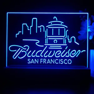 Budweiser San Francisco Cable Car LED Desk Light