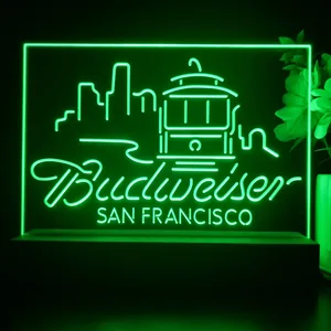 Budweiser San Francisco Cable Car LED Desk Light