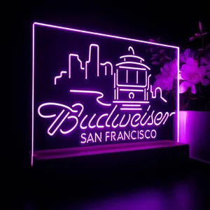 Budweiser San Francisco Cable Car LED Desk Light