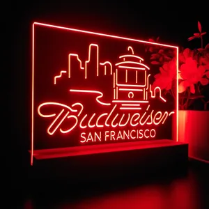 Budweiser San Francisco Cable Car LED Desk Light