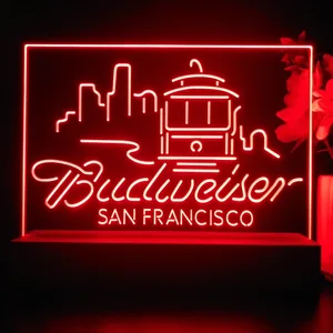 Budweiser San Francisco Cable Car LED Desk Light