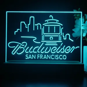 Budweiser San Francisco Cable Car LED Desk Light