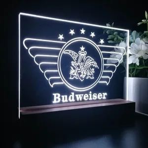 Budweiser Vintage Eagle Logo LED Desk Light