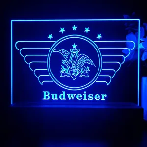 Budweiser Vintage Eagle Logo LED Desk Light