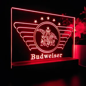 Budweiser Vintage Eagle Logo LED Desk Light