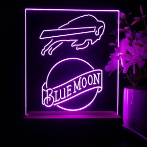 Buffalo Bills Blue Moon LED Desk Light