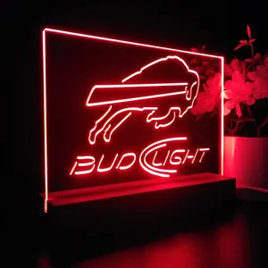 Buffalo Bills Bud Light LED Desk Light