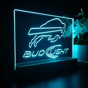Buffalo Bills Bud Light LED Desk Light
