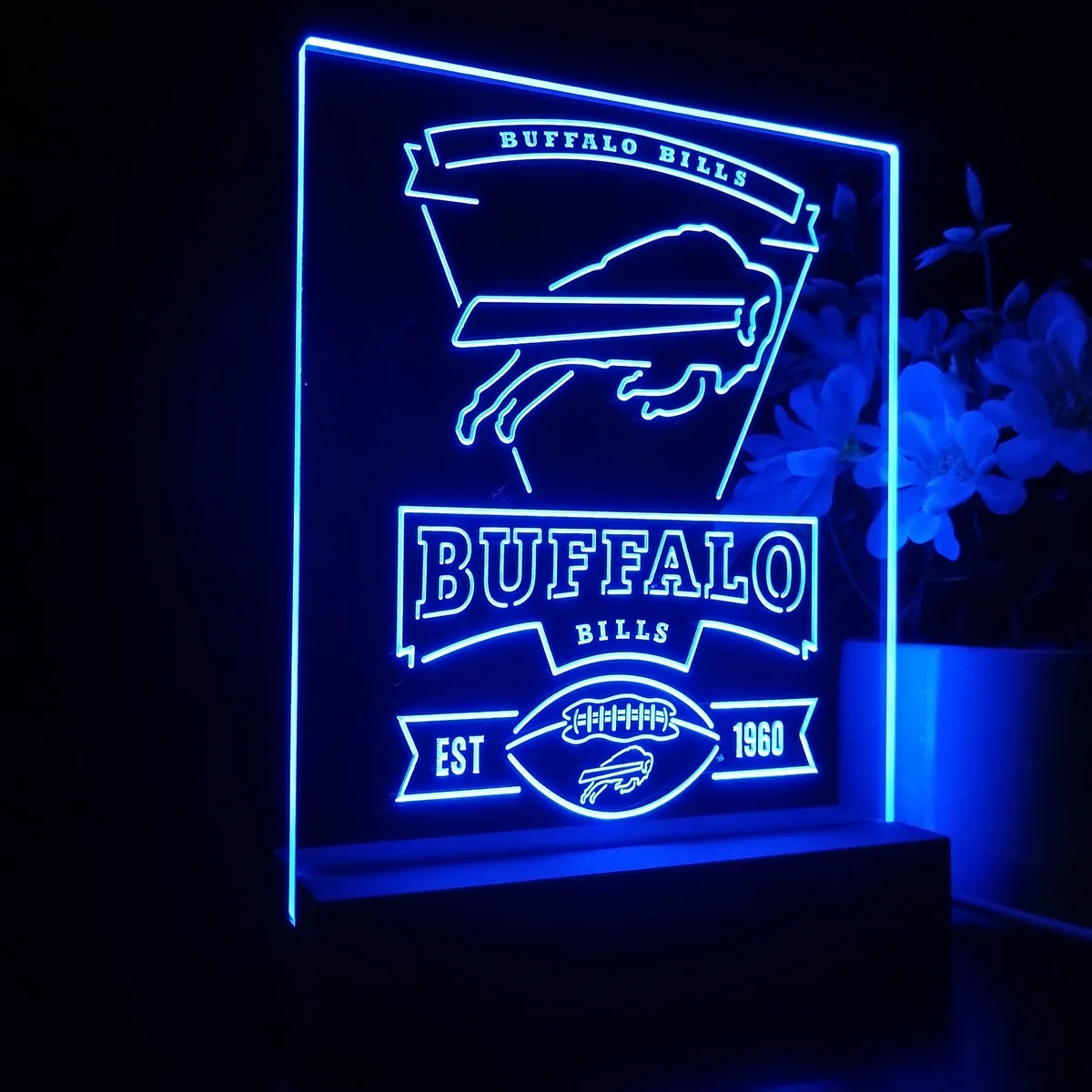 Buffalo Bills EST 1960 LED Desk Light