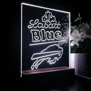 Buffalo Bills LaBatt Blue LED Desk Light