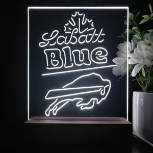 Buffalo Bills LaBatt Blue LED Desk Light