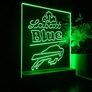 Buffalo Bills LaBatt Blue LED Desk Light