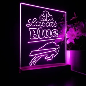 Buffalo Bills LaBatt Blue LED Desk Light