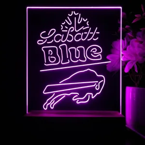 Buffalo Bills LaBatt Blue LED Desk Light
