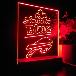 Buffalo Bills LaBatt Blue LED Desk Light