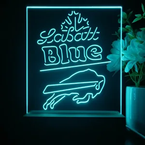 Buffalo Bills LaBatt Blue LED Desk Light