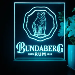 Bundaberg Bear Logo LED Desk Light