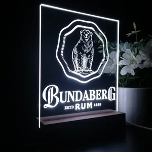 Bundaberg Bear Logo LED Desk Light