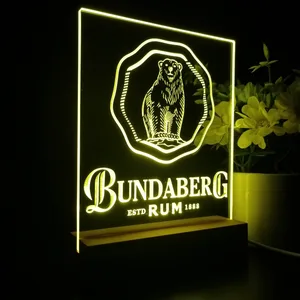 Bundaberg Bear Logo LED Desk Light