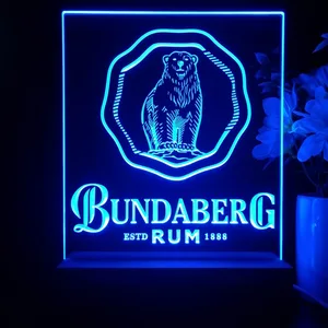 Bundaberg Bear Logo LED Desk Light