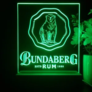 Bundaberg Bear Logo LED Desk Light