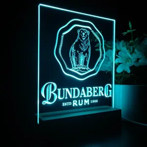 Bundaberg Bear Logo LED Desk Light